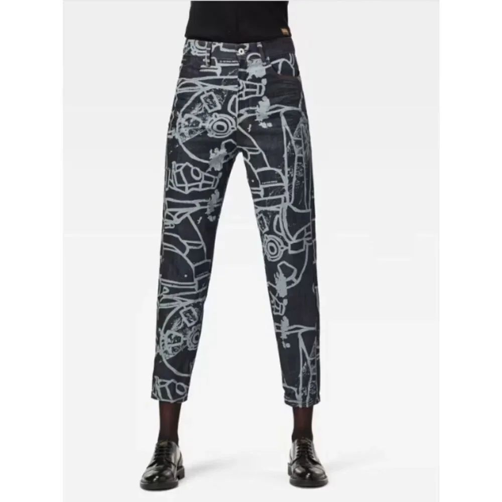 EUC G-Star Janeh Ultra High Mom Ankle Jean in Size Unknown